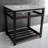 Kingston Brass Quadras 31-Inch Ceramic Console Sink with Steel Base and Shelf-49619310-49610548