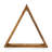 8 Piece Triangle Solid Wood Floating Shelf