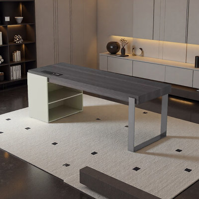 Bureau de qualité supérieure en placage de bois fumé