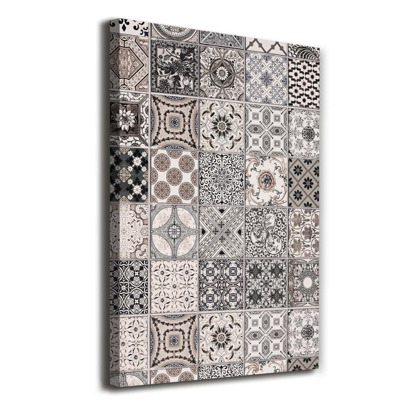 Ceramic Tiles - Wrapped Canvas Print