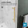 Kw02 72 In. W X 76 In. H Single Sliding Frameless Shower Door With 3/8 In. Clear Glass