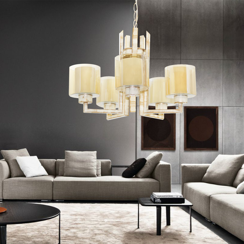 Abrienda 5 - Light Chandelier, Beige, Cream