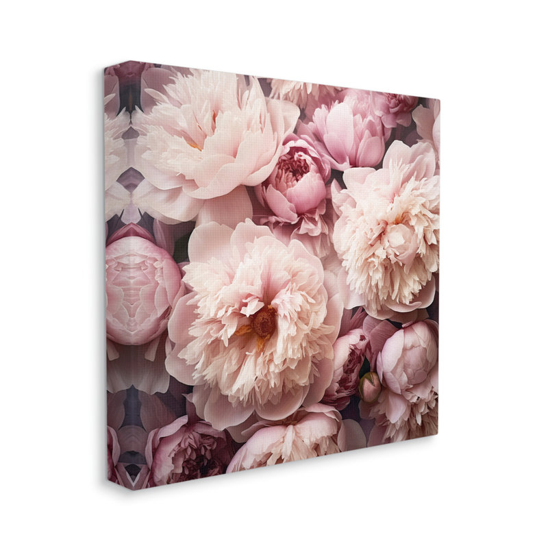 "Winston Porter", art floral mixte sur toile par Riley B, H 30 po x l 30 po x P 1,5 po