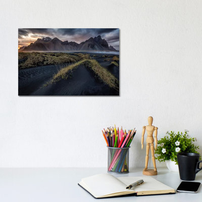 Vestrahorn Sunset 1 Piece Wrapped Canvas Wall Art