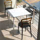 Burt 31'' Synthetic Laminate Outdoor Dining Table