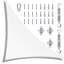 Toile d'ombrage triangulaire Amgo Customize - 200 g / m², blocage UV 95% avec quincaillerie-107427045-107426990
