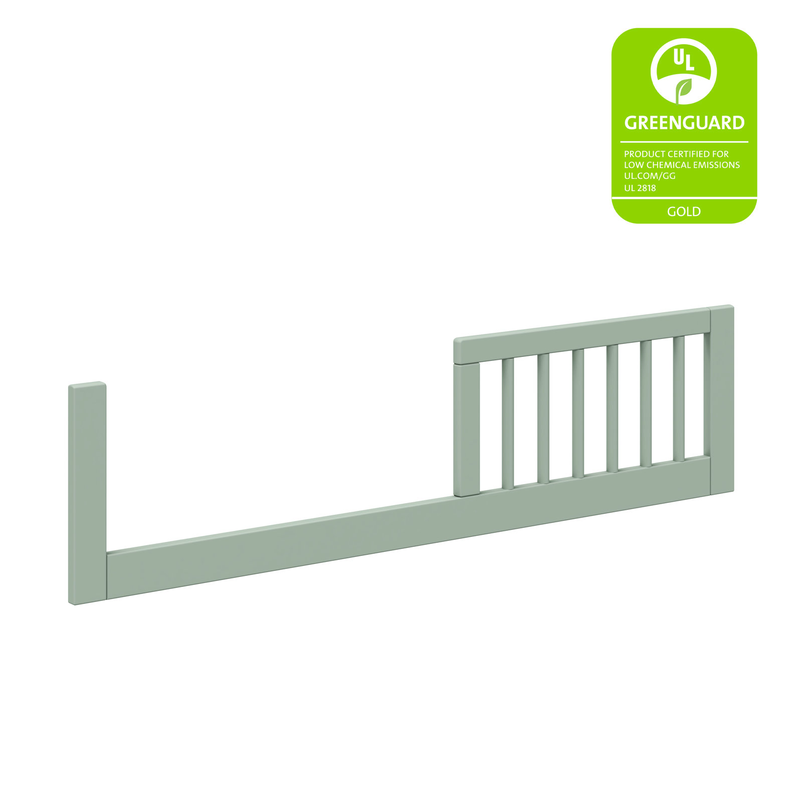 Marley Toddler Bed Rail, Light Sage