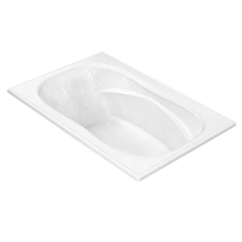 Baignoire encastrée 71,5 po MTI Solutions, Blanc