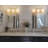 Elegant 3-Light Tapered Glass Vanity Light
