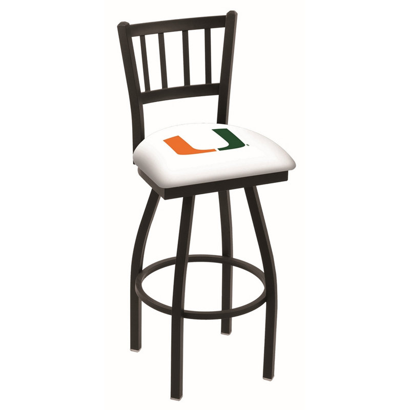 NCAA 36" Swivel Bar Stool, Miami (FL)
