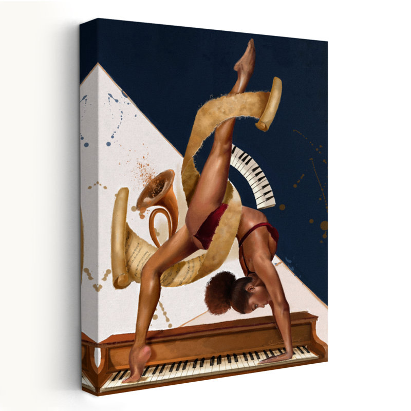 Fluence - art musical gymnastique figurative, H 24 po x l 16 po