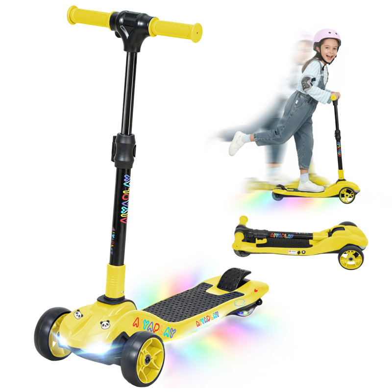 HOMCOM Electric Scooter, Yellow