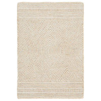 Lulubell Abstract Hand Tufted Wool Geometric Rug