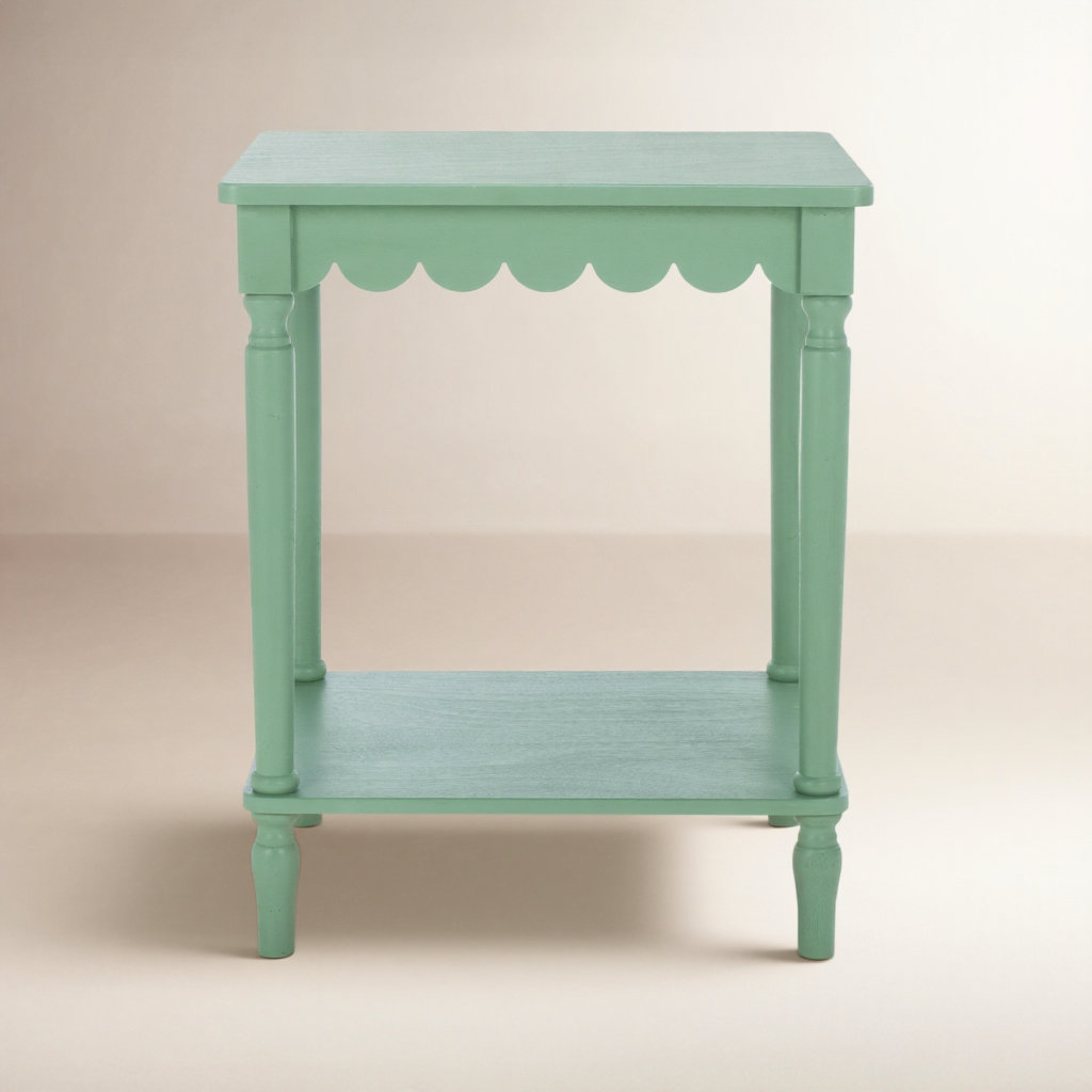 Branden 19" Pine End Table, Sage Green