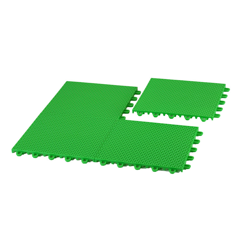 EZ-Floor Cortesi Home 9.75'' W x 9.75'' L Garage Flooring Tiles, Green
