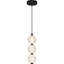 Mini-luminaire suspendu DEL noir mat Clarendon