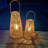 2 Piece Key West Cage Bamboo Lanterns