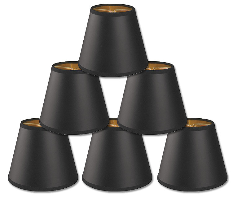 4.25'' H Silk Empire Candelabra Shade (Set of 6) Alcott Hill®