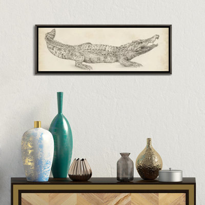 " Crocodile Sketch " Oil Painting