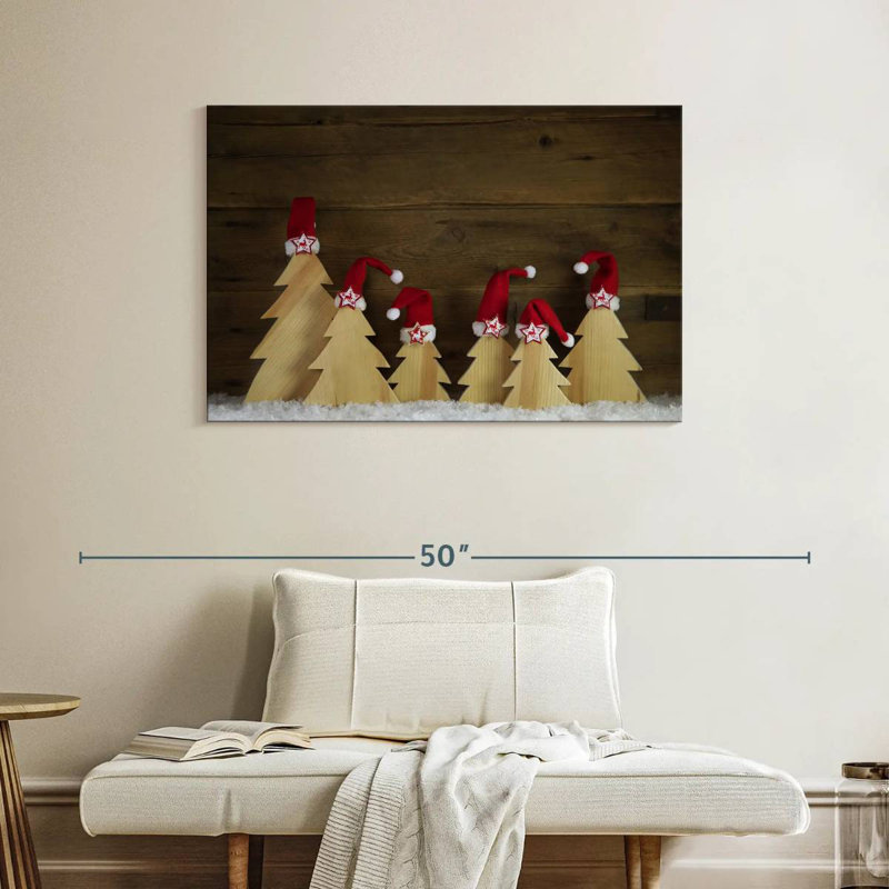 Sapins de Noël, H 26 po x l 39 po