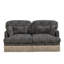 Canapé Comfy à imprimé léopard en chenille, bord à pampille délicat, canapé modulaire à la mode moderne, dossier et siège ergonomiques, assemblage facile, canapé profond pour le salon-61041434