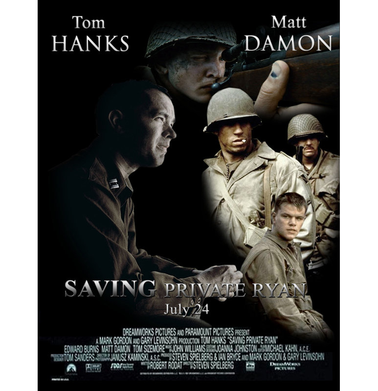 Saving Private Ryan, 36" H x 28" W