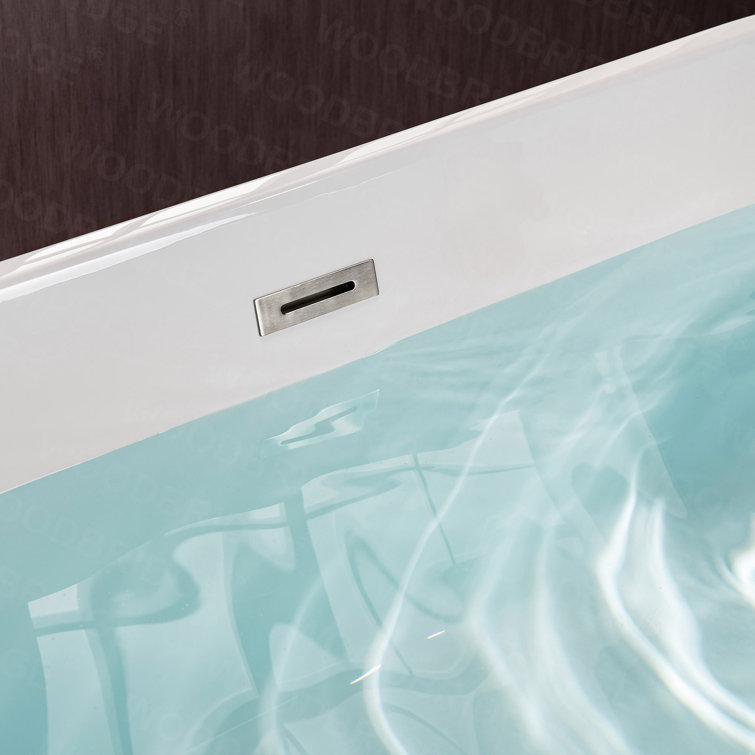 67'' x 31.5'' Freestanding Soaking Acrylic Bathtub