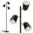 Tree Floor Lamps For Living Room, 67" Modern Standing Floor Lamp With 3 LED Bulb, Industrial Tall Lamp Reading Lighting, 3 Rotatable Light Heads-2091521293-2091521298