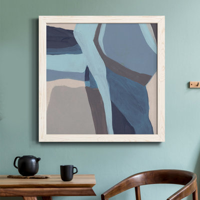 Toile encadrée bleue de qualité supérieure Chrysalis II - prête à être accrochée
