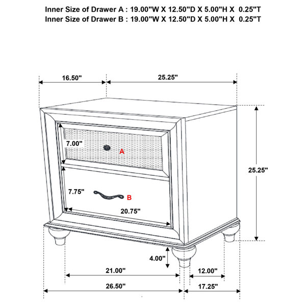 Dimensions du produit