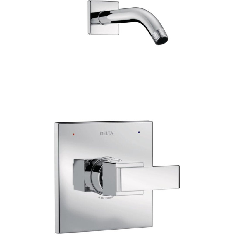 Ensemble de garniture de valve à fonction unique Ara 14 Series, ensemble de garniture de poignée de douche, Chrome