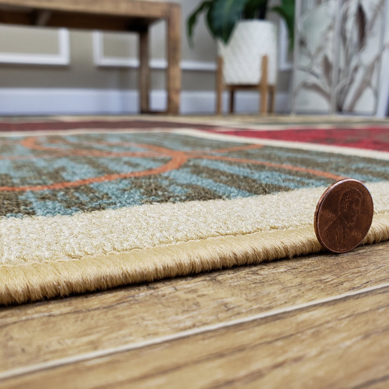 Arrowyn Patchwork Indoor Rug, Rectangle 3'3" x 5'