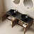 60" bathroom vanity with ceramic sink