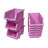 Henriha Stacking Plastic Bin Set-1581682469