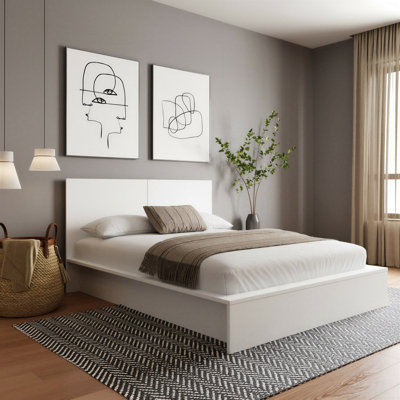 Guendolyn Platform Bed & Headboard