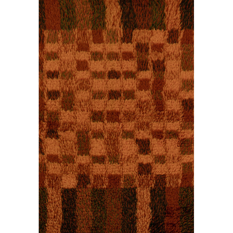 Scandinavian One-of-a-Kind 4'7x6'7 Hand Knotted Area Rug
