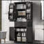 Armoire de salle de bain polyvalente avec plusieurs compartiments et tablettes réglables pour un rangement optimal-612500042
