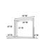 Commode double 9 tiroirs avec miroir 9 po