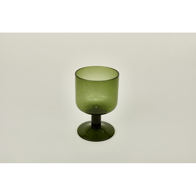Simple Wine Glass, Olive