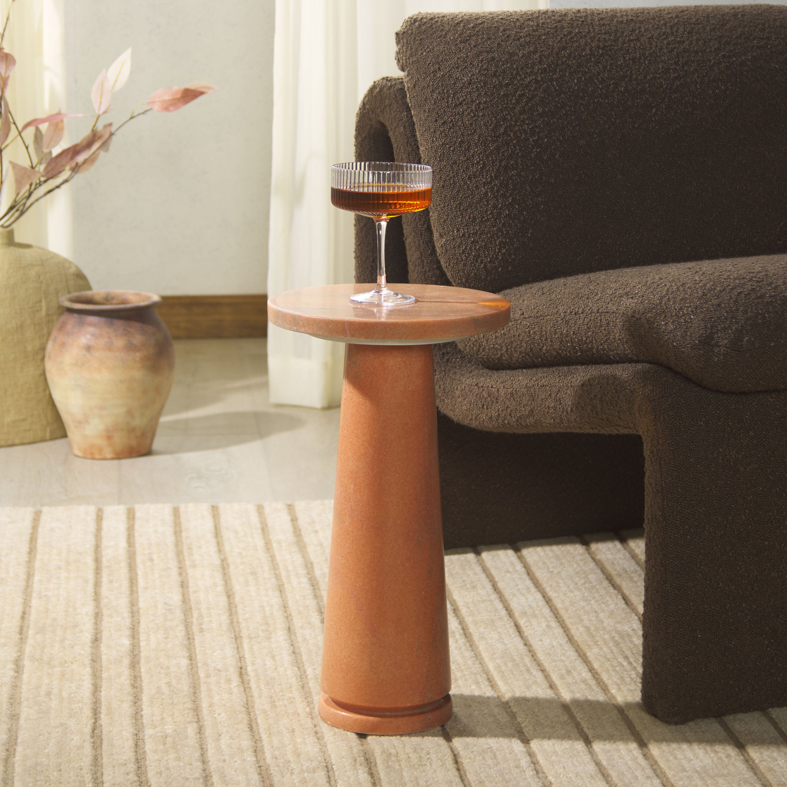 Daktari End Table, Clay