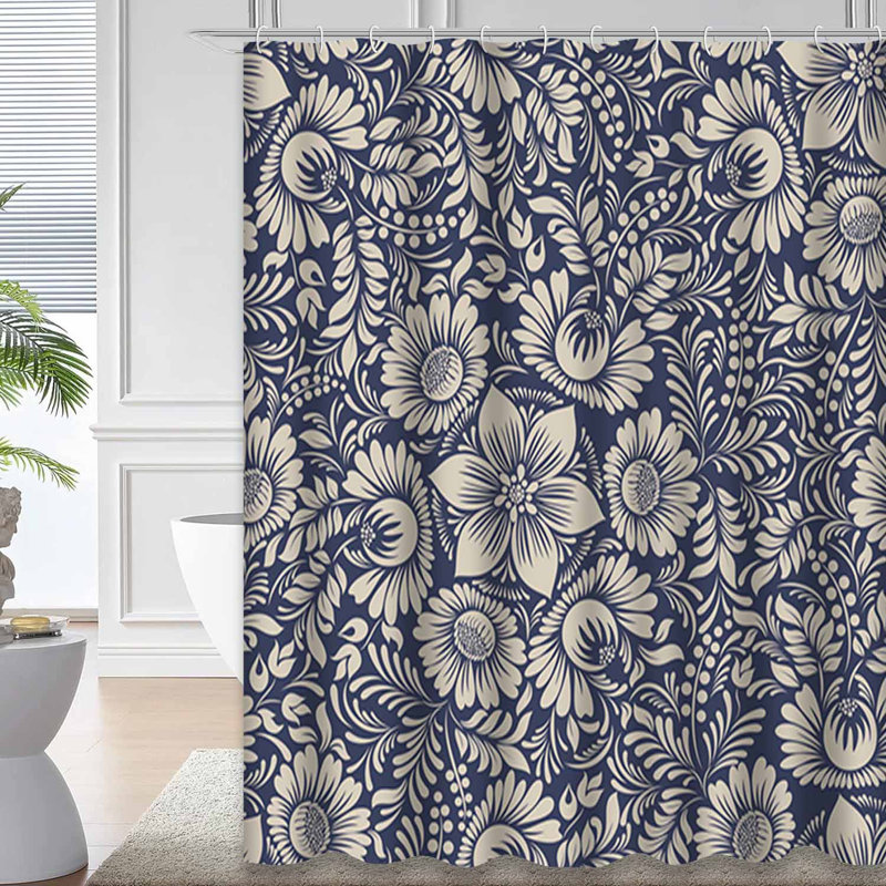 Rideau de douche Baroque, 72" L x 84" W