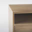 Table d'appoint en bois massif brun clair P 19 po x l 19 po x H 21,5 po Emmalou
