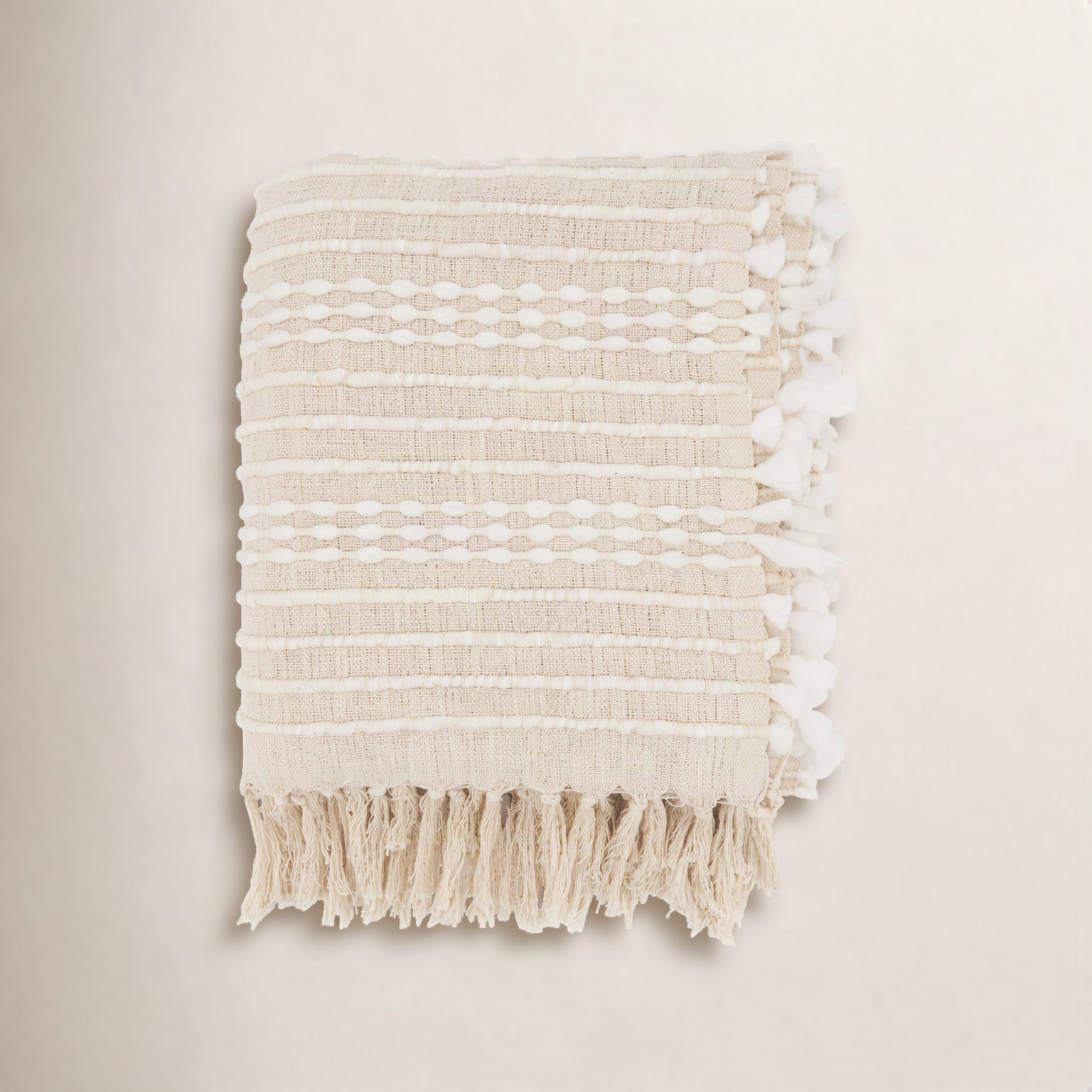 Matra Throw Blanket, Natural