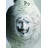 The Fantasy Black/Gray 20.47" Porcelain Jar