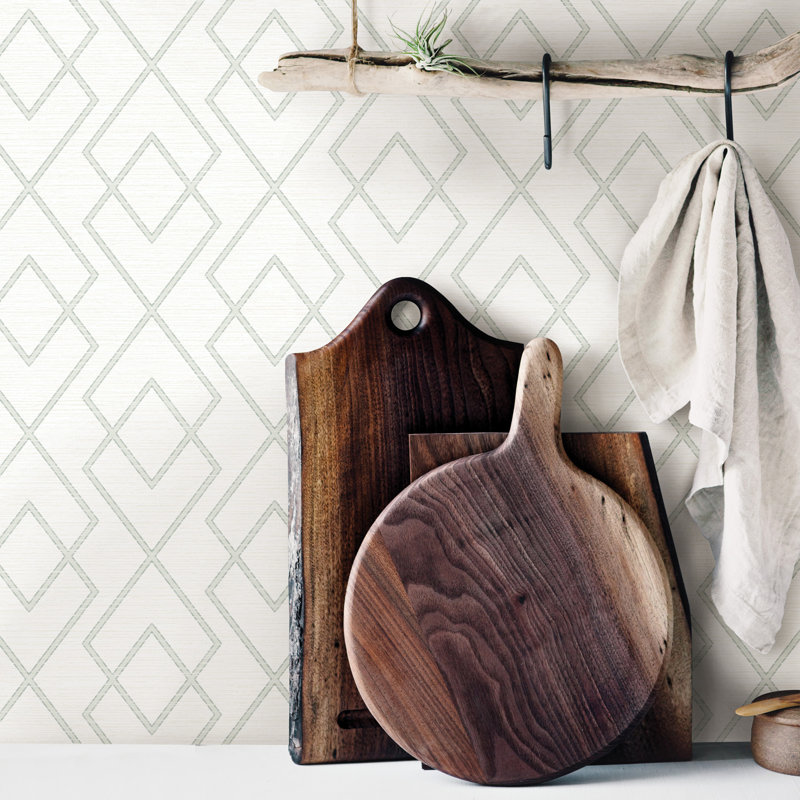 Basso Geometric Roll, Off-White