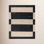 Santiago Cream Black Handmade Wool Geometric Rug
