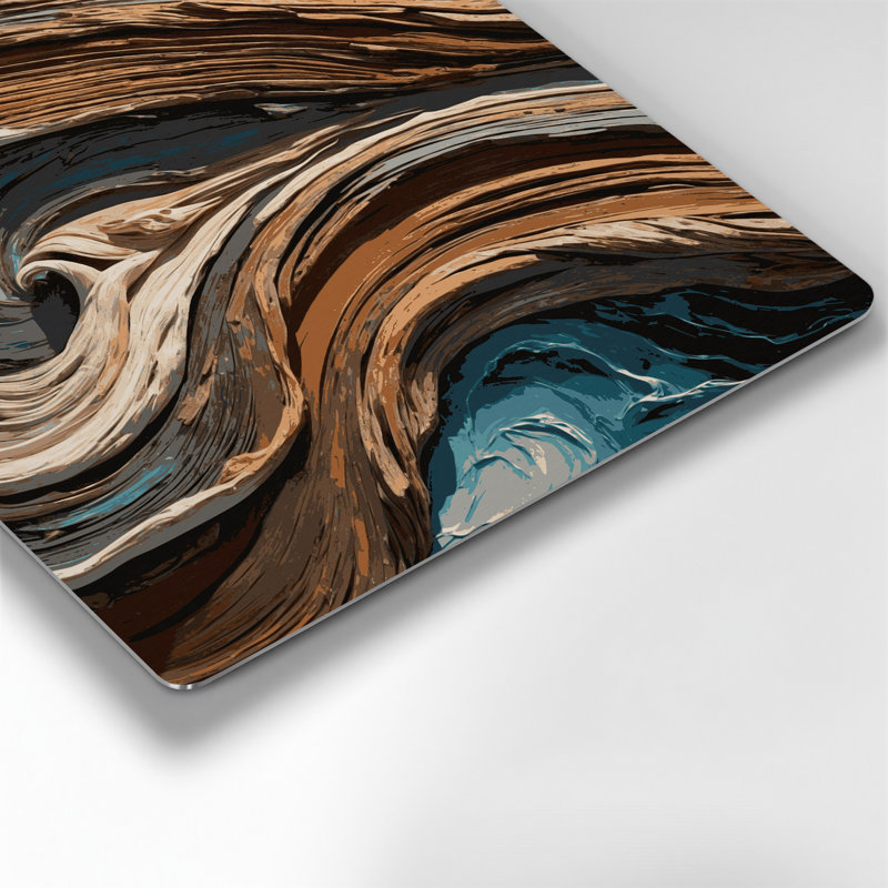 Art mural en métal Coastal Drift, H 12 po x l 12 po