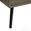 Table de bout moderne en stratifié gris avec tiroir de rangement