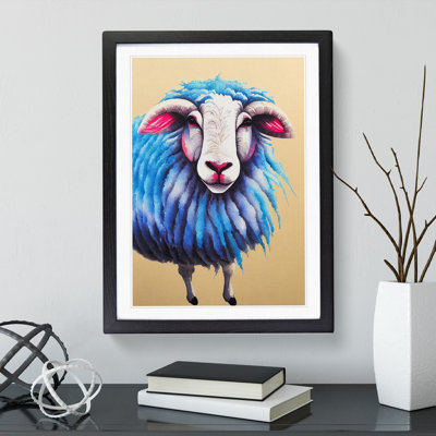 Sheep No.6 - Single Picture Frame Painting