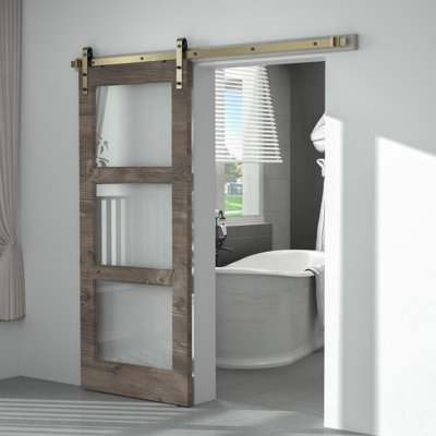 Classic Standard Single Track Barn Door Hardware Kit